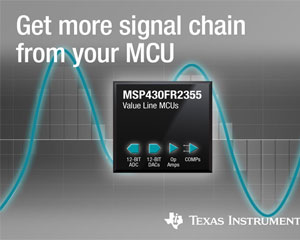 TI, 센싱 애플리케이션에 특화된 MSP430 MCU 추가